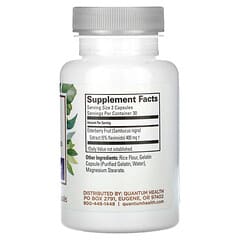 Quantum Health, Elderberry , 200 mg, 60 Capsules