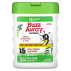 Buzz Away Extreme, דוחה חרקים ללא Deet, 25 מגבות