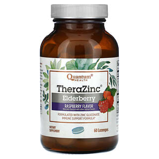 Quantum Health, TheraZinc，接骨木果，樹莓，60 粒錠劑