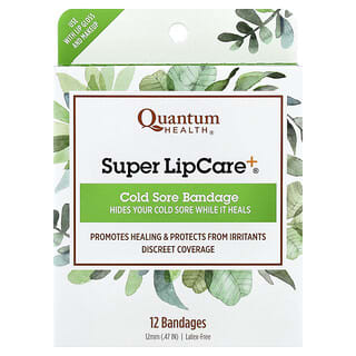 Quantum Health, Super LipCare+, distintivi invisibili per il mal di freddo, 12 bende