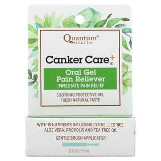 Quantum Health, Canker Care+, Gel buccal contre la douleur, 9,7 ml
