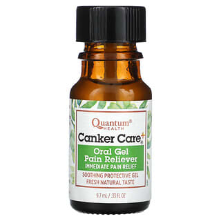 كوانتوم هيلث‏, Canker Care + ، جل فموي مسكن للألم ، 0.33 أونصة سائلة (9.7 مل)