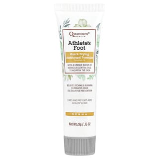 Quantum Health, Athlete's Foot, Fórmula antihongos de rápido secado, 75 oz (21 g)