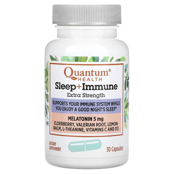 Sleep + Immune, Melatonin, 30 Capsules