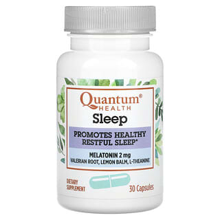 Quantum Health, Sommeil, Mélatonine, 30 capsules