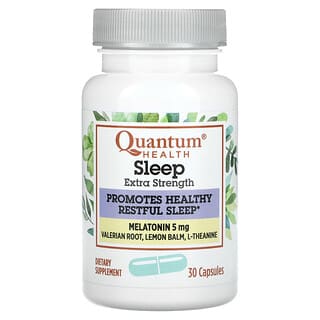 Quantum Health, Sleep, мелатонин повышенной силы, 30 капсул