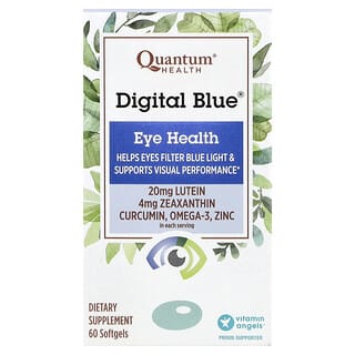 Quantum Health, Digital Blue®, Salud ocular, 60 cápsulas blandas
