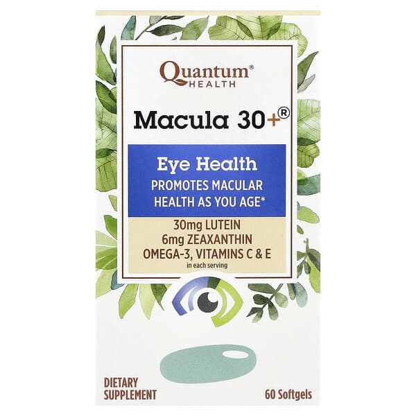 Macula 30+®, Eye Health, 60 Softgels