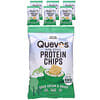 Pita Style Protein Chips, Sour Cream & Onion, 6 Family Pack Bags, 3.2 oz (90 g) Each