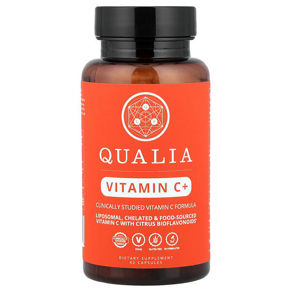 Qualia, Vitamin C+, 42 Capsules