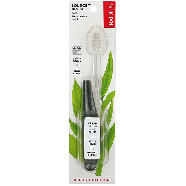 RADIUS‏, Source Brush, Soft, Replaceable Head, 1 Toothbrush