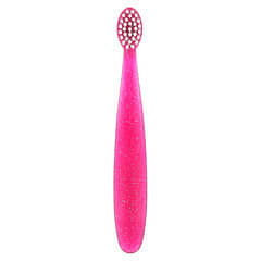 RADIUS, Totz Toothbrush, 18 + Months, Extra Soft, Pink Sparkle, 1 Toothbrush
