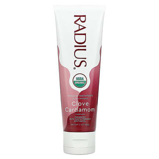 RADIUS, Organic Toothpaste, Clove Cardamom, 3 oz (85 g)