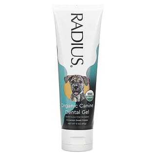 RADIUS, Gel dental orgánico para mascotas, Canela y batata`` 85 g (3 oz)