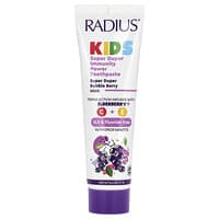 RADIUS, Super Duper Immuni-Power Toothpaste, Super Duper Bubble Berry Mint, 2.5 oz (71 g)