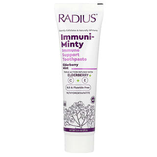 RADIUS, Immuni-Minty, Οδοντόκρεμα Υποστήριξης του Ανοσοποιητικού Συστήματος, Μέντα με Μούρα και Σαμπέρ, 71 γρ.