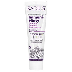 RADIUS, Immuni-Minty, Immune Support Toothpaste, Elderberry Mint, 2.5 oz (71 g)