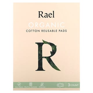 Rael, 有機棉可迴圈使用護墊，3 片