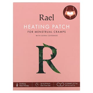 Rael, Adesivo Térmico para Cólicas Menstruais, 3 Unidades