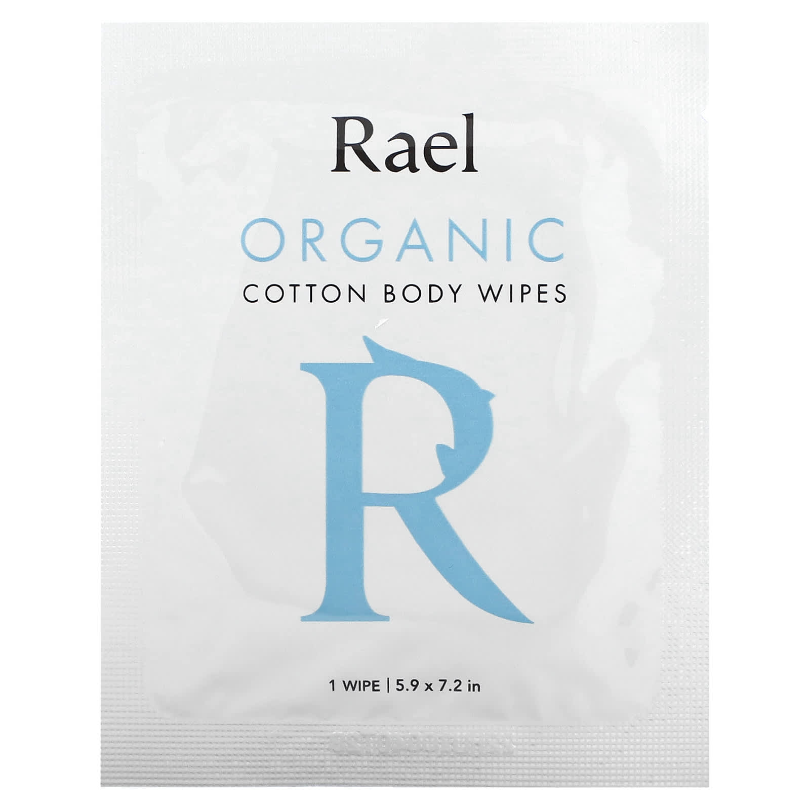 Rael, Organic Cotton Body Wipes, Fragrance Free, 10 Individually