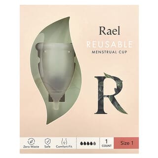 Rael, Reusable Menstrual Cup, Size 1, 1 Count