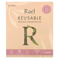 Rael, Inc., Reusable Period 內衣，比基尼，中號，黑色，1 件