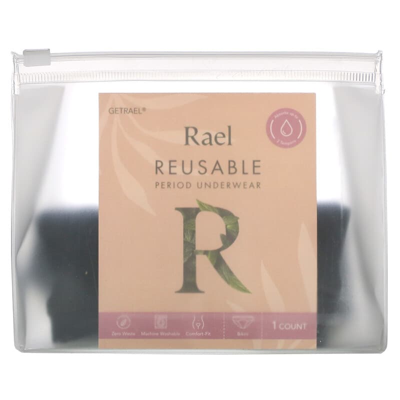 Rael Women's Organic Cotton Protective Menstrual Period Panties  (Natural)/Medium - 1 Pack/ 3 Total Reviews 2024