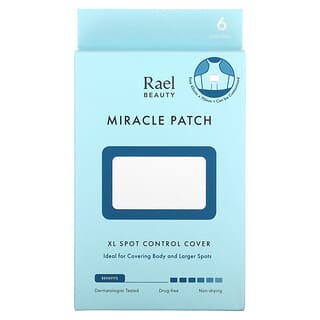 Rael, Inc., Beauty, Miracle Patch, Tampa XL para controle de manchas, 6 adesivos