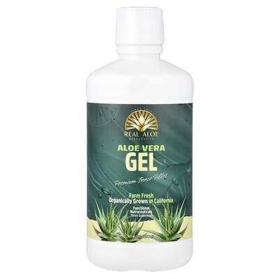 Real Aloe, Aloe Vera Gel, 32 fl oz (946 ml)