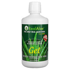 Real Aloe Inc., アロエベラジェル, 32液量オンス（960 ml）