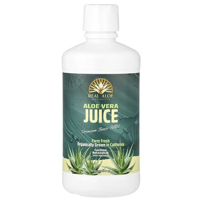 Real Aloe, Aloe Vera Juice, 32 fl oz (946 ml)