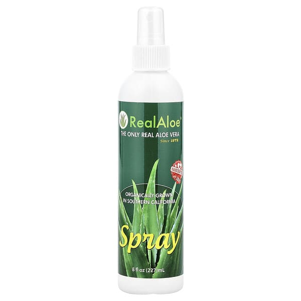 Real Aloe, 알로에베라 스프레이, 227ml(8fl oz)