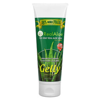 Real Aloe, Gelée, sans parfum, 8 oz (230 ml)