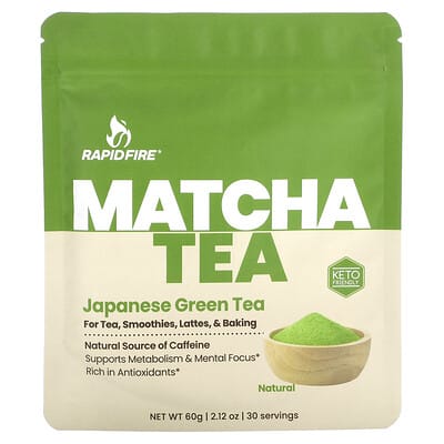 RAPIDFIRE, Green Tea, Japanese Green Tea, 2.12 oz (60 g)