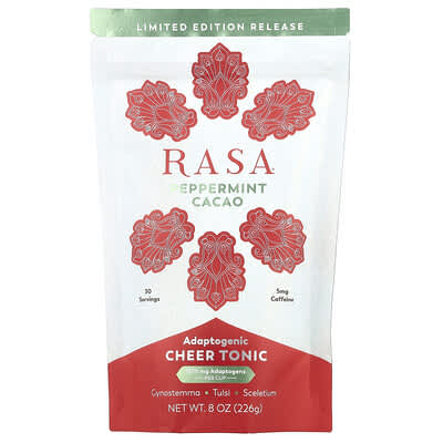 Rasa, Adaptogenic Cheer Tonic, Peppermint Cacao, 8 oz (226 g)