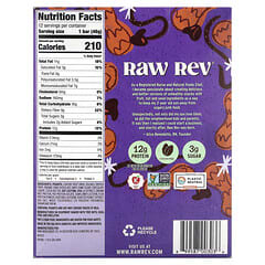 Raw Rev, Plant-Based Protein Bar, Peanut Butter Dark Chocolate & Sea Salt, 12 Bars, 1.6 oz (46 g) Each
