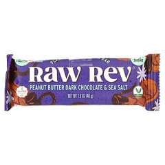Raw Rev, Plant-Based Protein Bar, Peanut Butter Dark Chocolate & Sea Salt, 12 Bars, 1.6 oz (46 g) Each