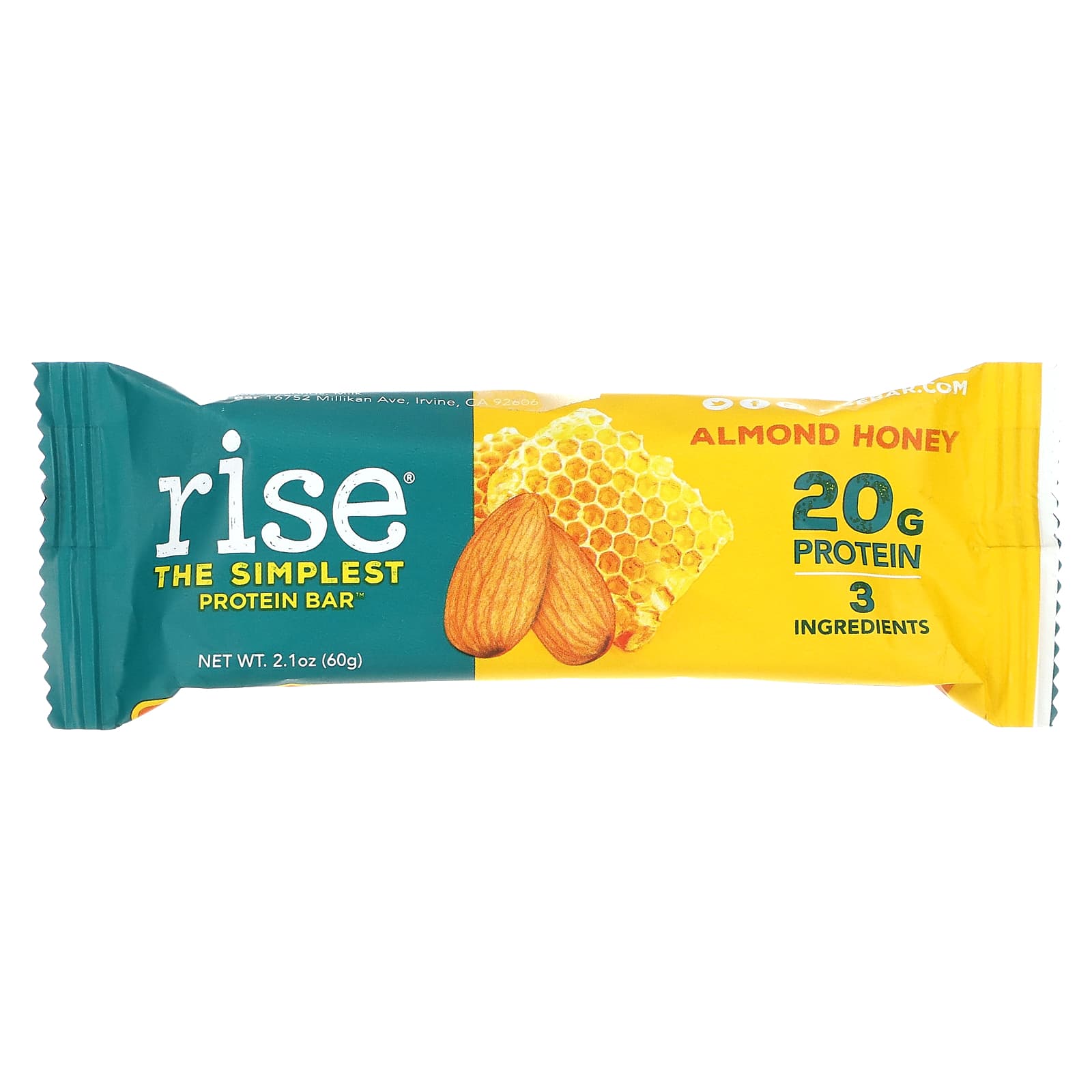 Rise Bar Almond Honey _ Almond Honey Protein Bars – NHKKY