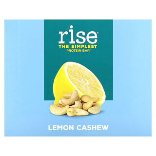 Rise Bar, SIMPLEST 蛋白棒，檸檬腰果，12 根，每根 2.1 盎司（60 克）