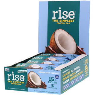 Rise Bar, THE SIMPLEST PROTEIN BAR（シンプルプロテインバー）、チョコラテココナッツ、12本入り、各60g（2.1オンス）
