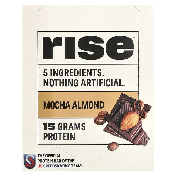 Protein Bar, Mocha Almond, 12 Bars, 2.1 oz (60 g) Each