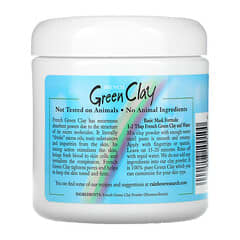 Rainbow Research, Argila Verde Francesa, Máscara de Tratamento Facial de Beleza, 225 g (8 oz)