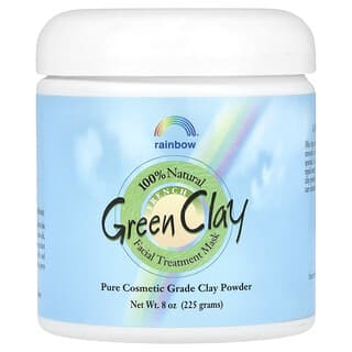 Rainbow Research, Arcilla verde francesa, Mascarilla de tratamiento facial, 225 g (8 oz)