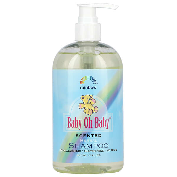Rainbow Research, Baby Oh Baby, Shampoing aux plantes, Parfumé, 16 oz liq