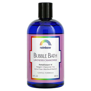 Rainbow Research, Baño de burbujas, lavanda y manzanilla, fórmula suave, 12 oz líquidas (360 ml)