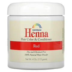 Rainbow Research, Henné, Coloration et après-shampoing, Rouge, 4 oz (113 g)