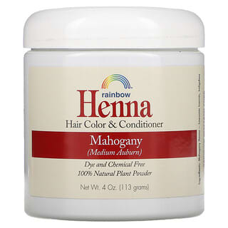 Rainbow Research, Henna, Hair Color & Conditioner, Mahogany (Medium Auburn), 4 oz (113 g)