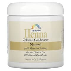 Rainbow Research, Henna, Colorless Conditioner, Neutral, 4 oz (113 g)