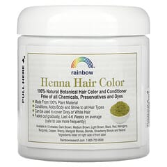 Rainbow Research, Henné, après-shampoing incolore, neutre, 4 oz (113 g)