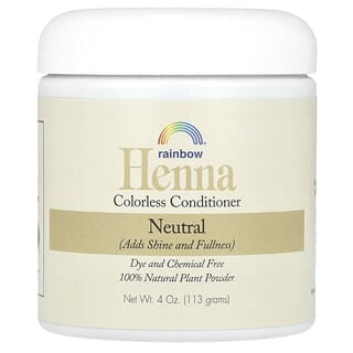 Rainbow Research, Henna, Colorless Conditioner, Neutral, 4 oz (113 g)